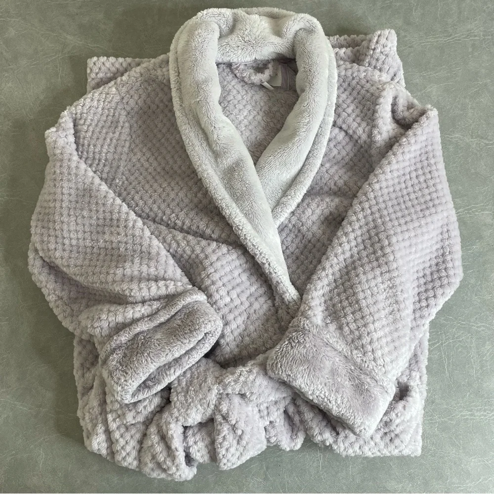 Carol Hochman Women's Plush Lavender Wrap Robe - Picture 6 of 6